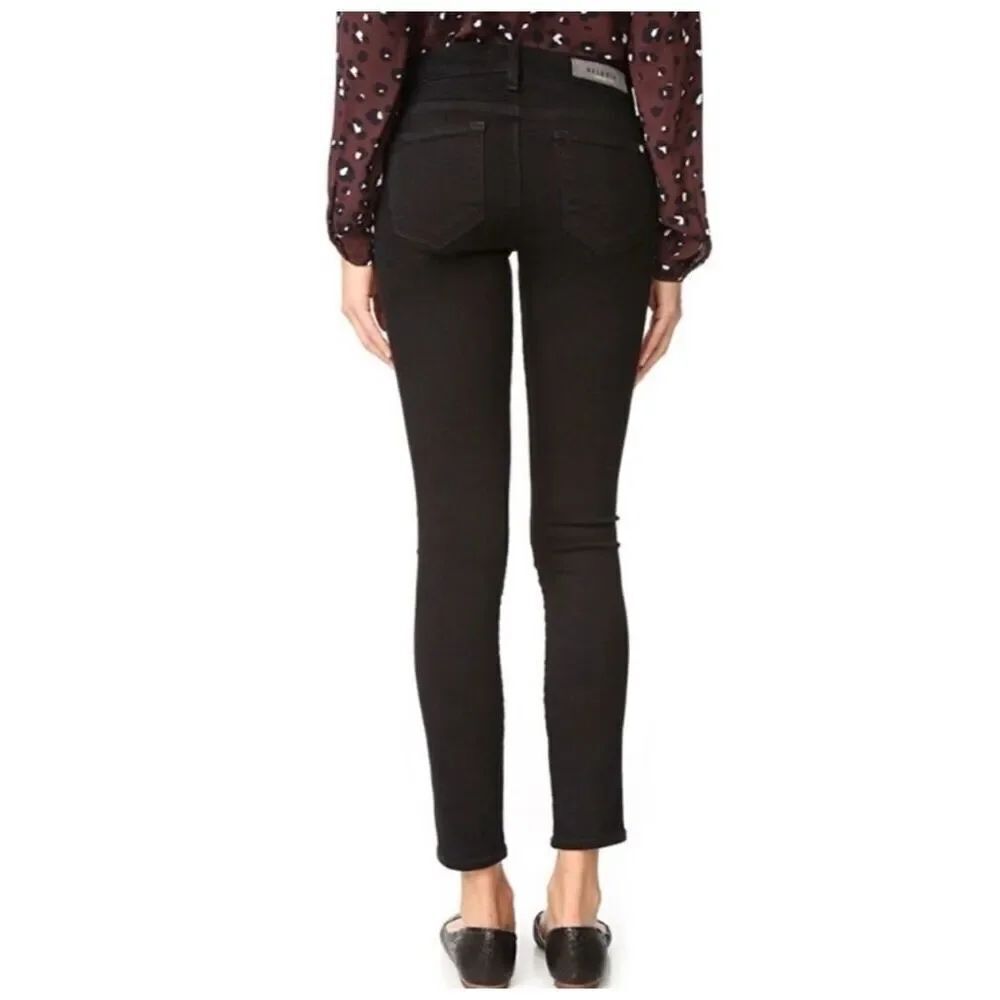 Baldwin KC Sophia mid rise skinny luxe black jeans